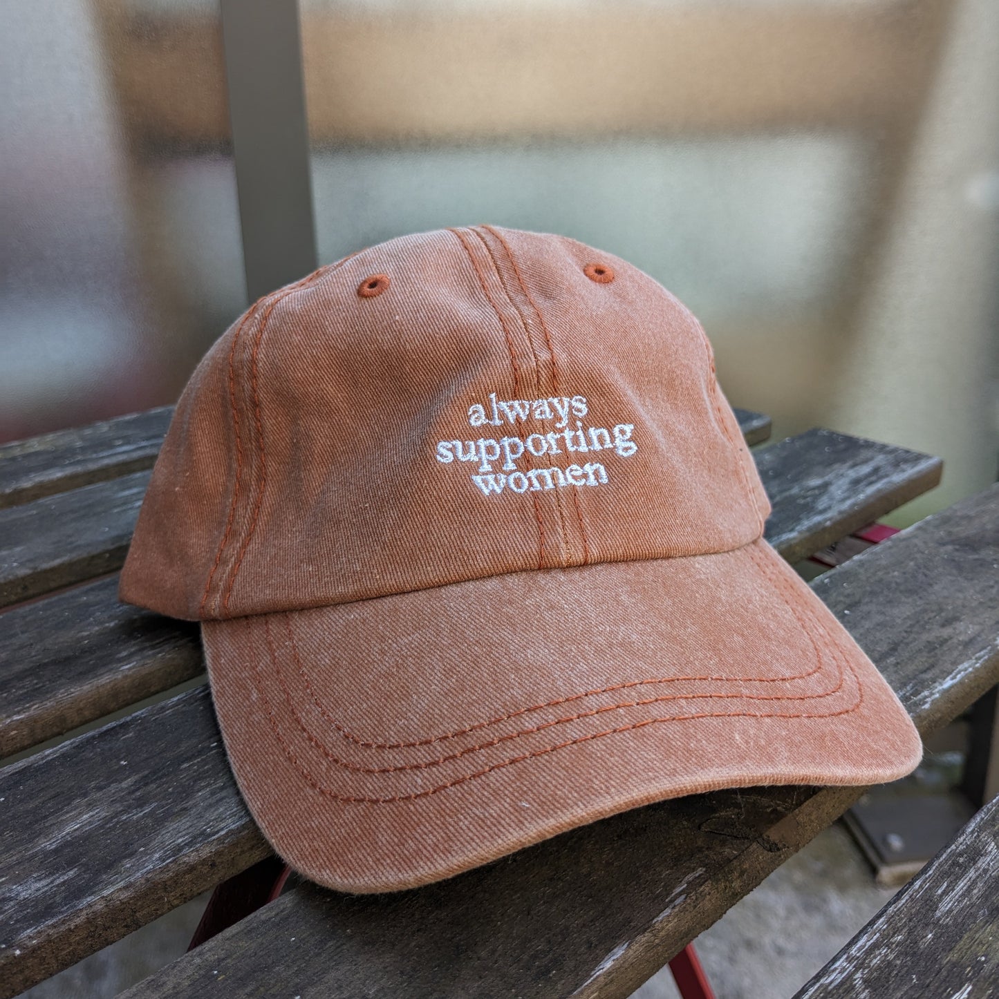 Always supporting women - baseball cap