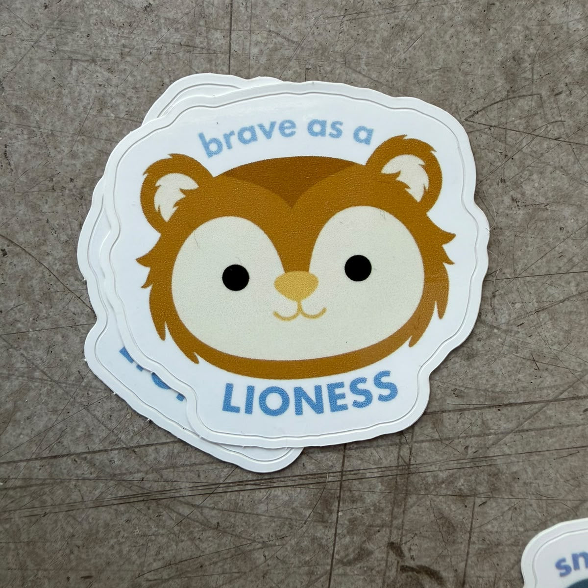 Lil ones sticker set: brave, curious, smart
