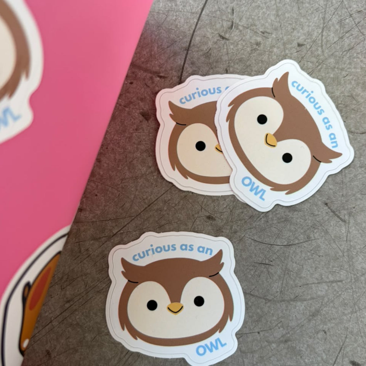 Lil ones sticker set: brave, curious, smart